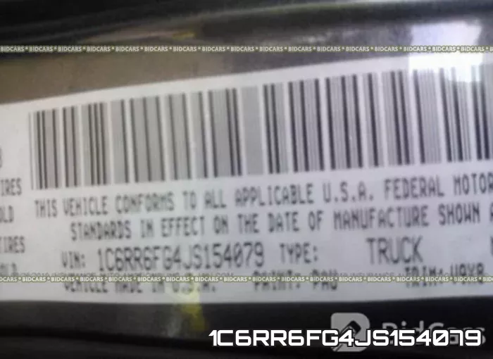 1C6RR6FG4JS154079 фото 10