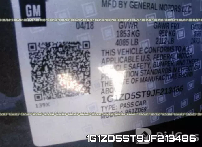1G1ZD5ST9JF213486 фото 10