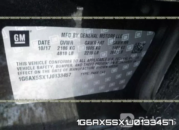 1G6AX5SX1J0133457 фото 10