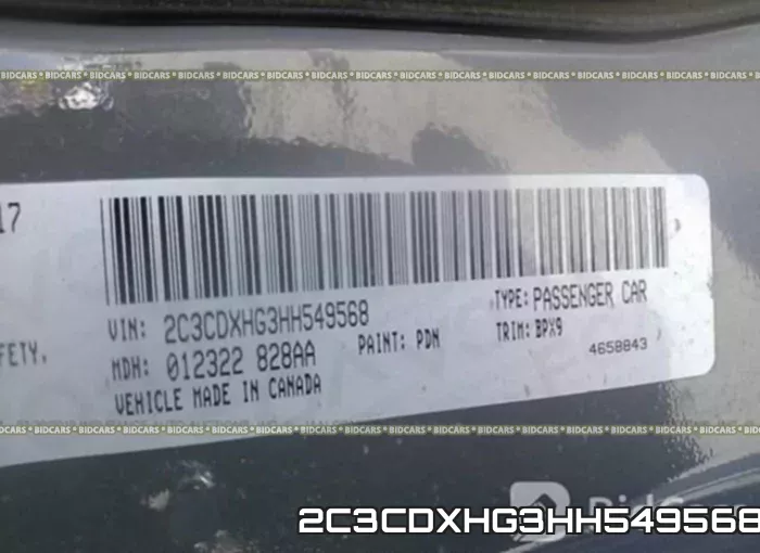 2C3CDXHG3HH549568 фото 10