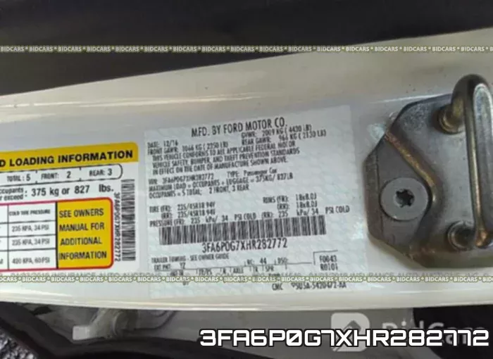 3FA6P0G7XHR282772 фото 10