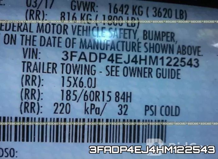 3FADP4EJ4HM122543 фото 10