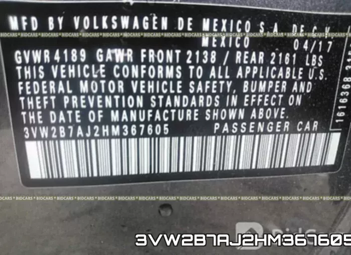 3VW2B7AJ2HM367605 фото 10