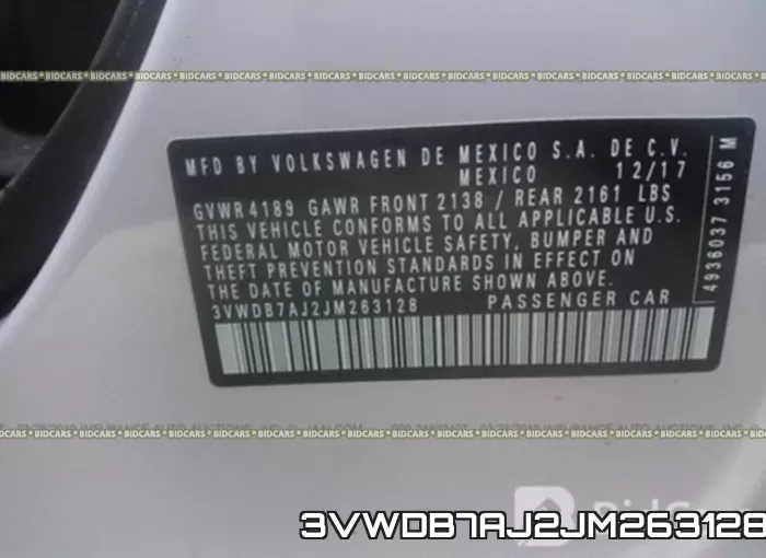 3VWDB7AJ2JM263128 фото 10