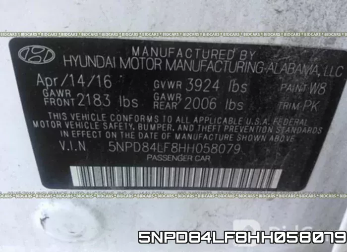 5NPD84LF8HH058079 фото 10