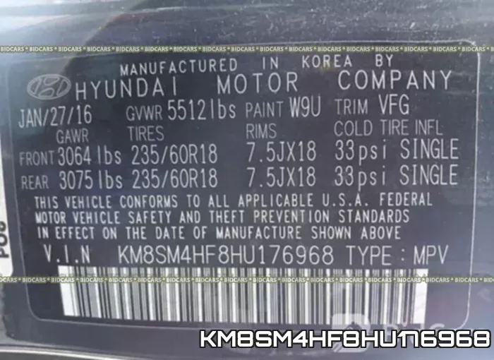 KM8SM4HF8HU176968 фото 10