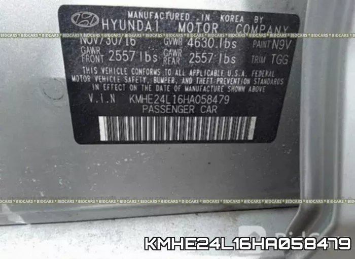 KMHE24L16HA058479 фото 10