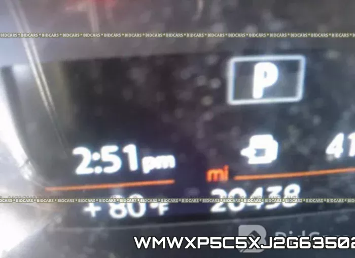 WMWXP5C5XJ2G63502 фото 8