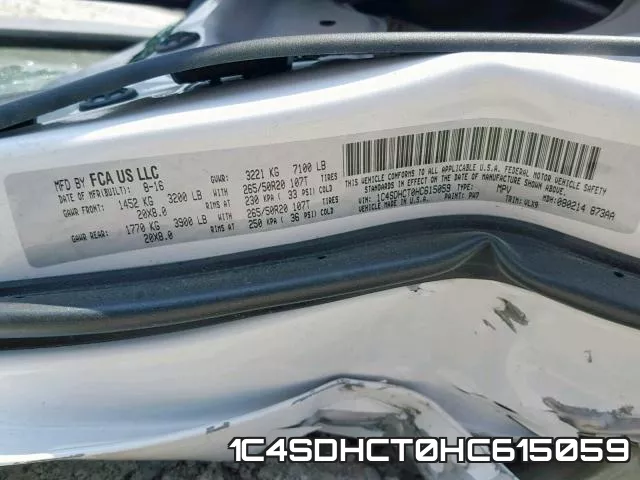 1C4SDHCT0HC615059 фото 2