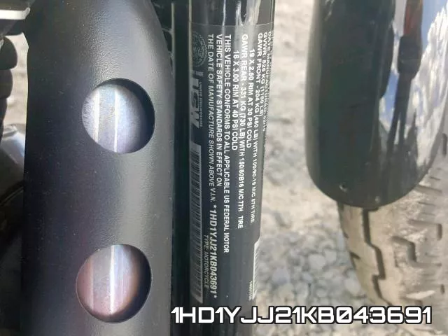 1HD1YJJ21KB043691 фото 2