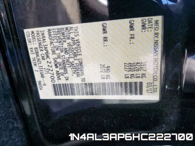 1N4AL3AP6HC222700 фото 2