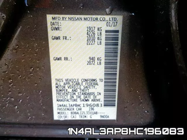1N4AL3AP8HC196083 фото 2