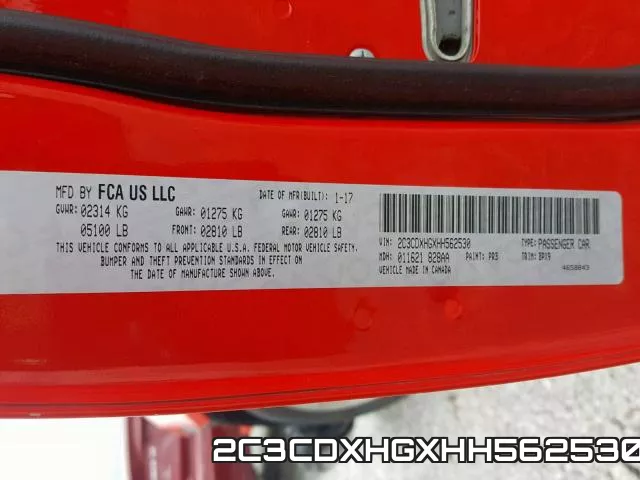 2C3CDXHGXHH562530 фото 2