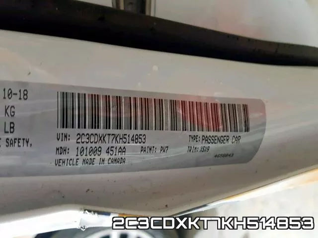 2C3CDXKT7KH514853 фото 2