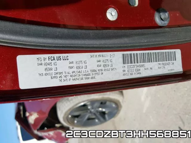 2C3CDZBT3HH568851 фото 2