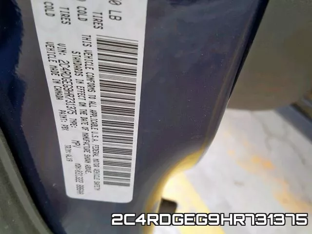 2C4RDGEG9HR731375 фото 2