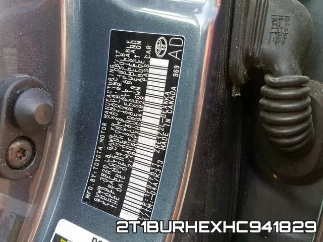 2T1BURHEXHC941829 фото 2