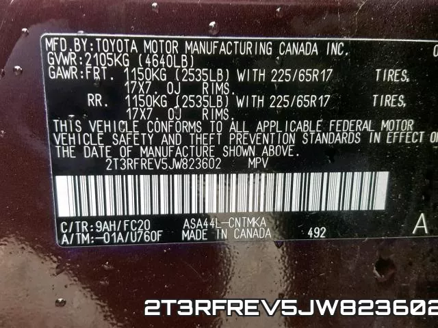 2T3RFREV5JW823602 фото 2