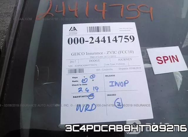 3C4PDCAB8HT709276 фото 8