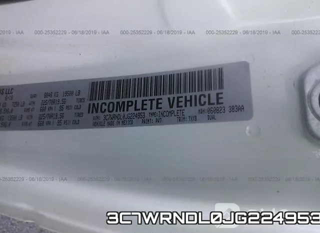 3C7WRNDL0JG224953 фото 8