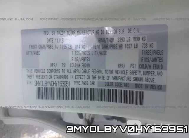 3MYDLBYV0HY163951 фото 10