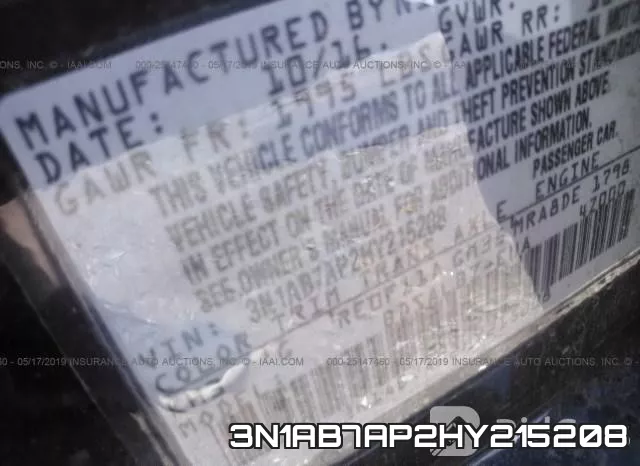 3N1AB7AP2HY215208 фото 10