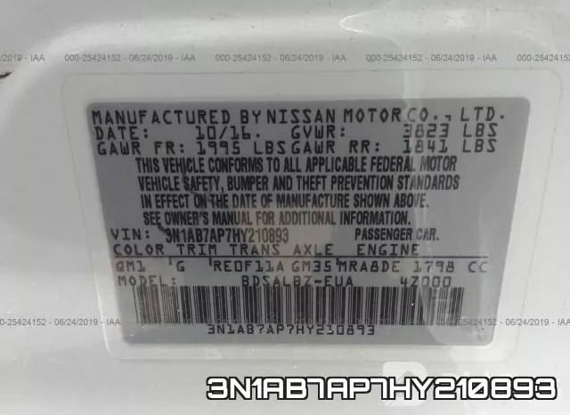 3N1AB7AP7HY210893 фото 10