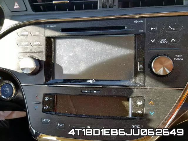 4T1BD1EB6JU062649 фото 10