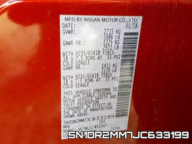 5N1DR2MM7JC633199 фото 2