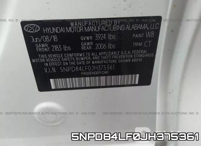 5NPD84LF0JH375361 фото 10