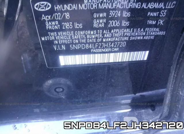 5NPD84LF2JH342720 фото 10