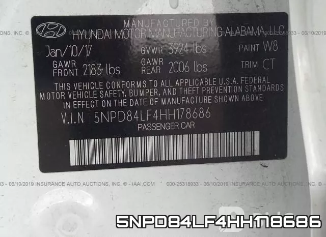 5NPD84LF4HH178686 фото 10