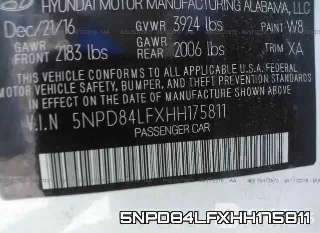 5NPD84LFXHH175811 фото 10