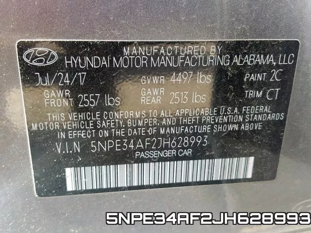 5NPE34AF2JH628993 фото 2