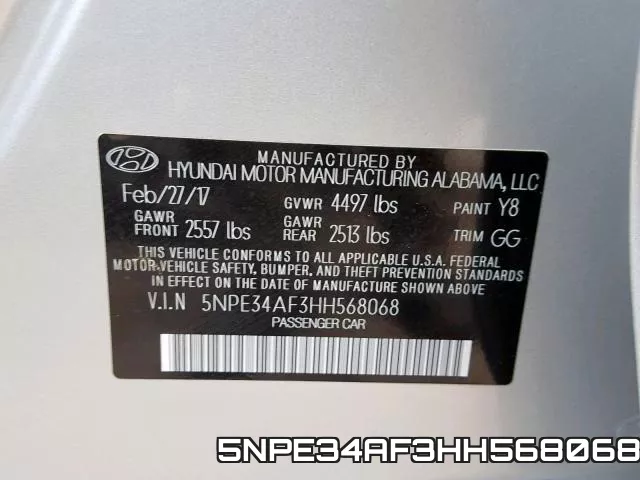 5NPE34AF3HH568068 фото 2