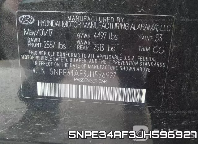 5NPE34AF3JH596927 фото 10