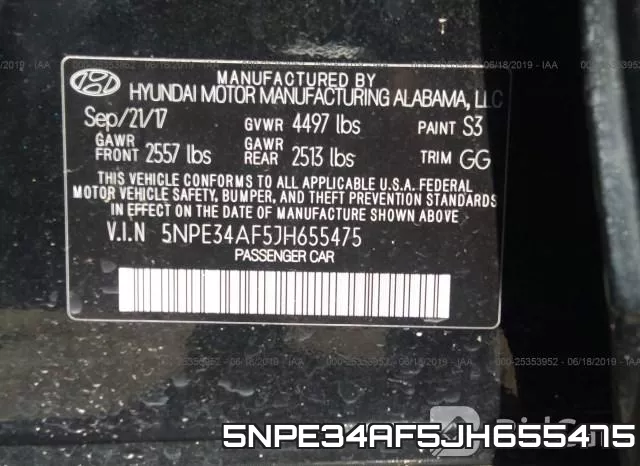 5NPE34AF5JH655475 фото 10
