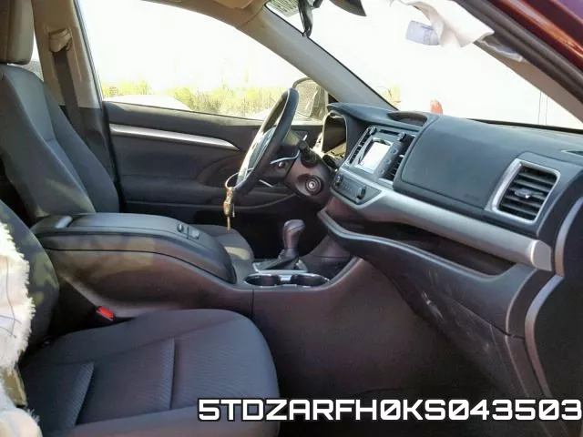 5TDZARFH0KS043503 фото 6