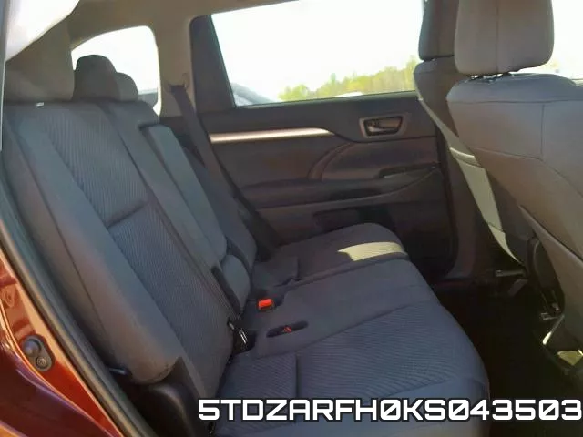 5TDZARFH0KS043503 фото 7