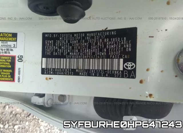 5YFBURHE0HP647243 фото 10