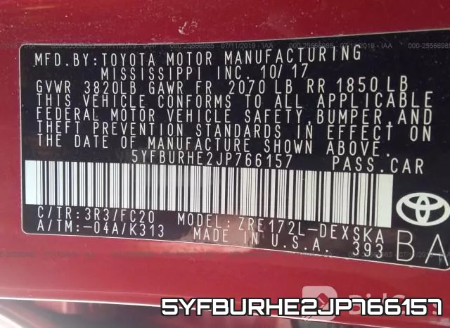 5YFBURHE2JP766157 фото 10