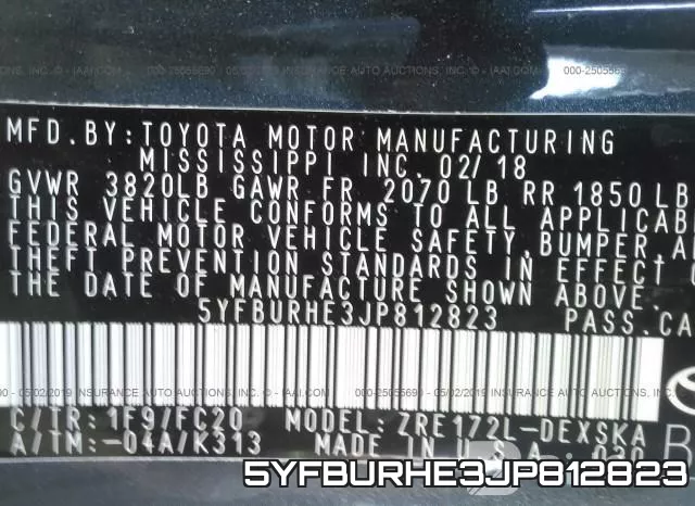 5YFBURHE3JP812823 фото 10