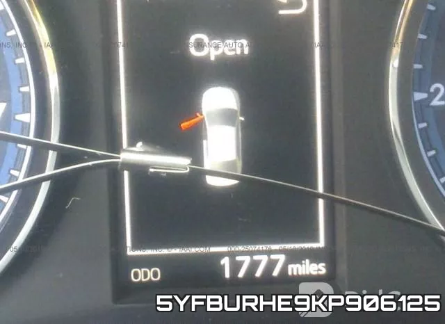 5YFBURHE9KP906125 фото 8