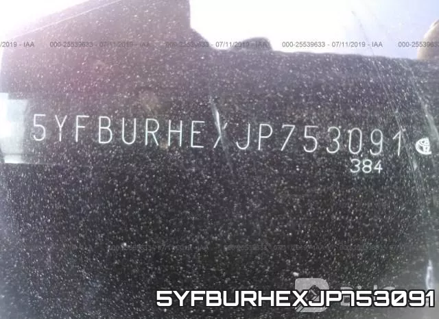 5YFBURHEXJP753091 фото 10