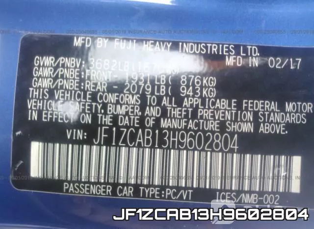 JF1ZCAB13H9602804 фото 10