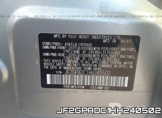 JF2GPADC1HH240502 фото 10