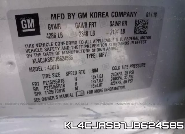 KL4CJASB7JB624585 фото 10