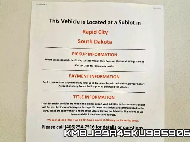 KM8J23A45KU985906 фото 10