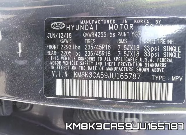 KM8K3CA59JU165787 фото 10