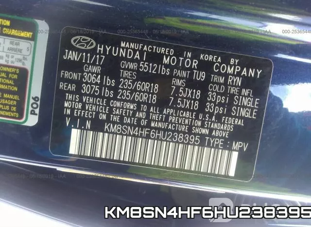 KM8SN4HF6HU238395 фото 10